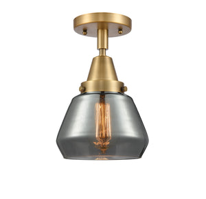 Innovations - 447-1C-BB-G173 - One Light Flush Mount - Caden - Brushed Brass