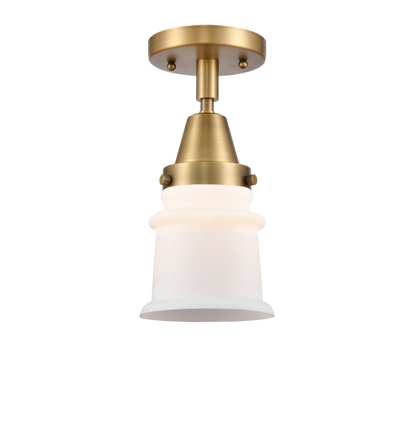 Innovations - 447-1C-BB-G181S - One Light Flush Mount - Caden - Brushed Brass