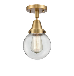 Innovations - 447-1C-BB-G202-6 - One Light Flush Mount - Caden - Brushed Brass