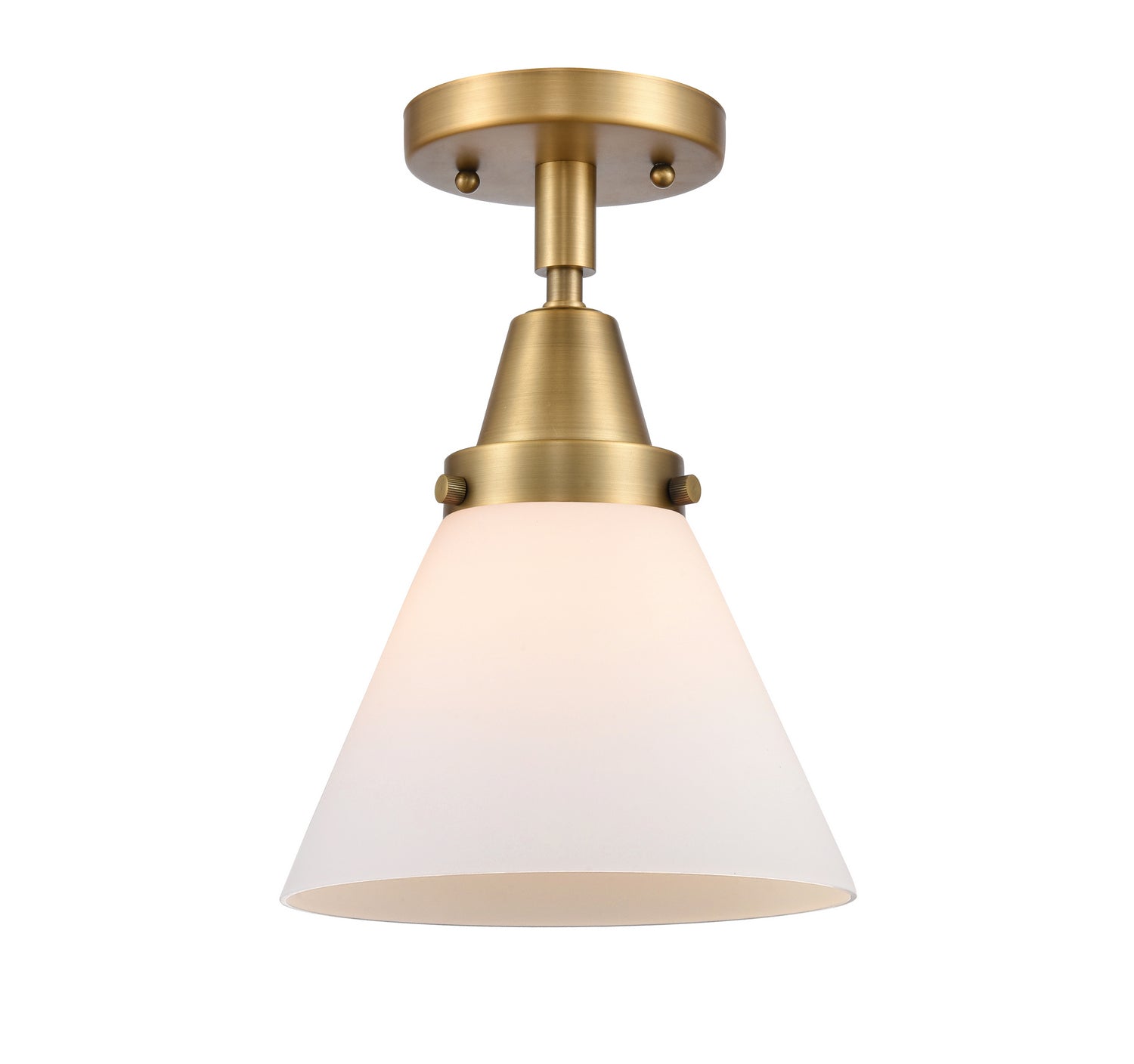 Innovations - 447-1C-BB-G41 - One Light Flush Mount - Caden - Brushed Brass