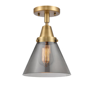 Innovations - 447-1C-BB-G43 - One Light Flush Mount - Caden - Brushed Brass