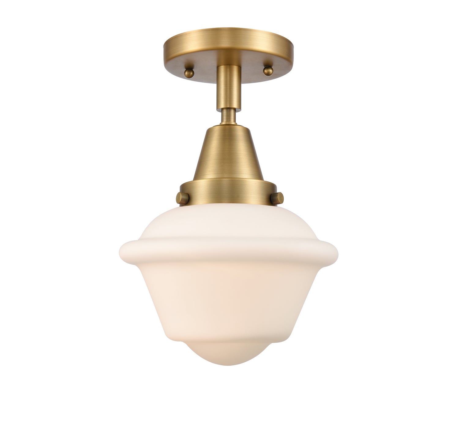 Innovations - 447-1C-BB-G531 - One Light Flush Mount - Caden - Brushed Brass