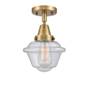 Innovations - 447-1C-BB-G534 - One Light Flush Mount - Caden - Brushed Brass