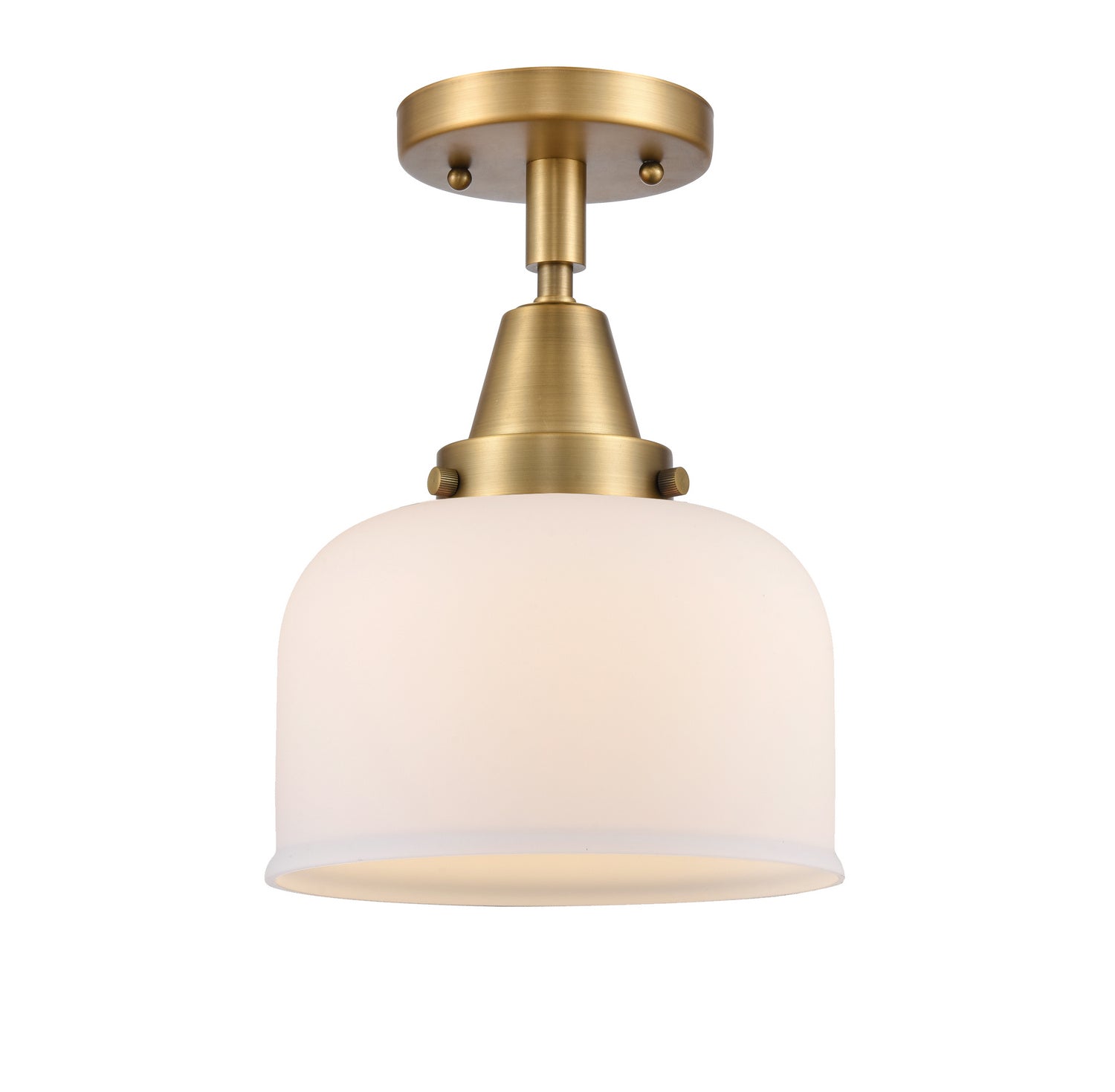 Innovations - 447-1C-BB-G71 - One Light Flush Mount - Caden - Brushed Brass