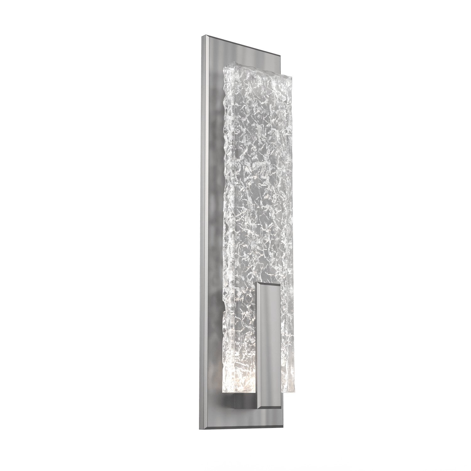 Hammerton Studio - IDB0061-19-SN-GC-L1 - LED Wall Sconce - Glacier - Satin Nickel