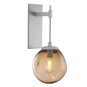 Hammerton Studio - IDB0062-22-BS-B-E2 - One Light Wall Sconce - Aster - Beige Silver