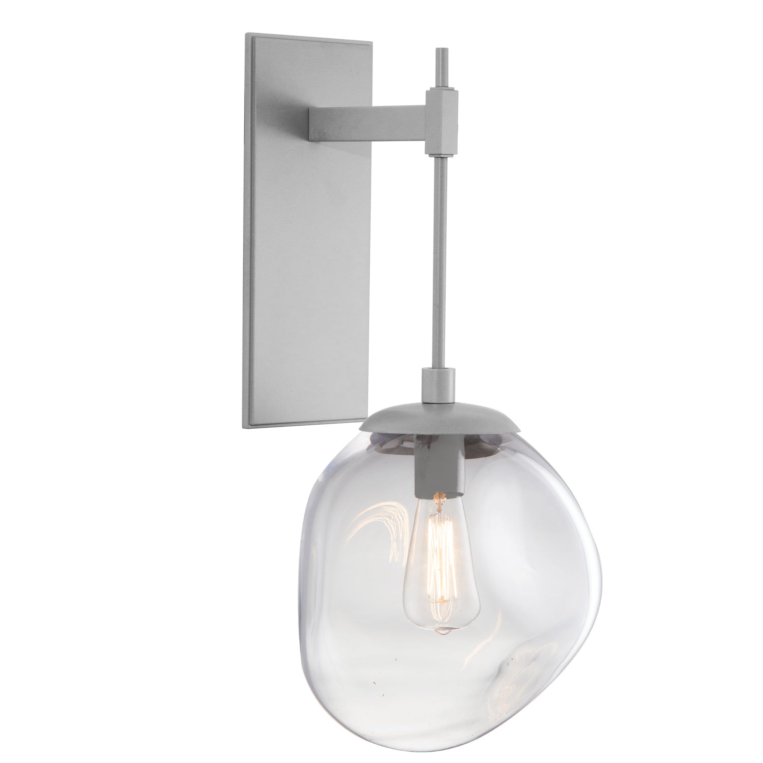 Hammerton Studio - IDB0062-22-BS-C-E2 - One Light Wall Sconce - Aster - Beige Silver