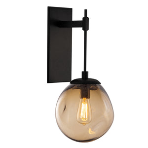 Hammerton Studio - IDB0062-22-MB-B-E2 - One Light Wall Sconce - Aster - Matte Black