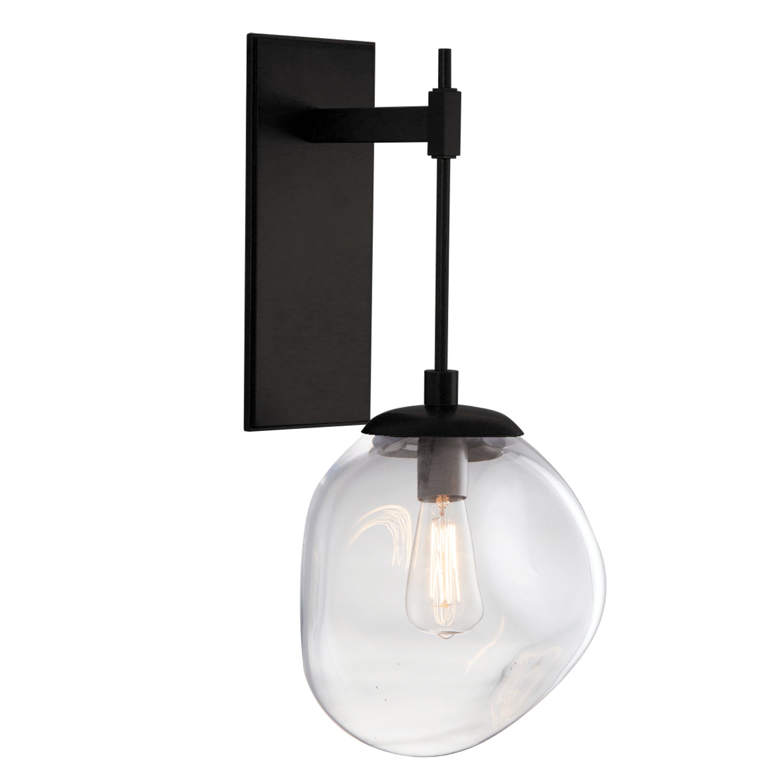 Hammerton Studio - IDB0062-22-MB-C-E2 - One Light Wall Sconce - Aster - Matte Black