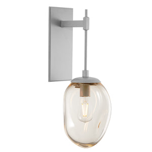 Hammerton Studio - IDB0063-23-BS-A-E2 - One Light Wall Sconce - Meteo - Beige Silver