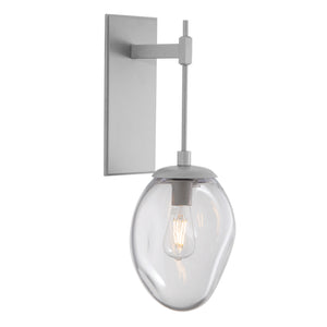 Hammerton Studio - IDB0063-23-BS-C-E2 - One Light Wall Sconce - Meteo - Beige Silver