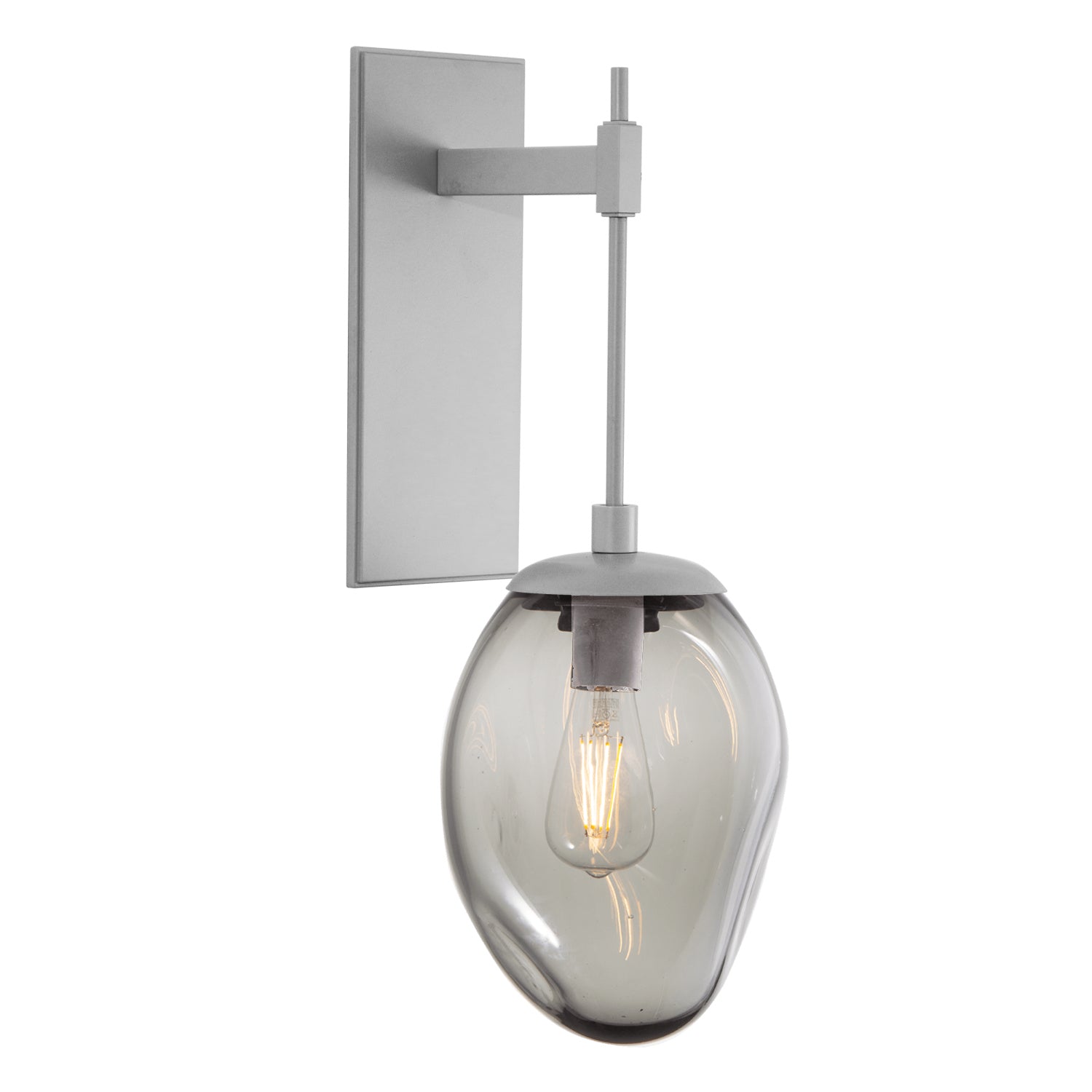 Hammerton Studio - IDB0063-23-BS-S-E2 - One Light Wall Sconce - Meteo - Beige Silver