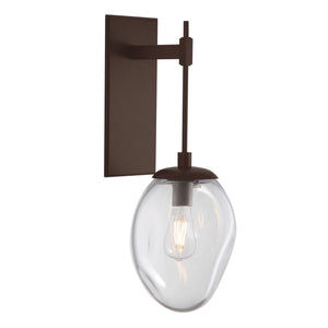 Hammerton Studio - IDB0063-23-FB-C-E2 - One Light Wall Sconce - Meteo - Flat Bronze