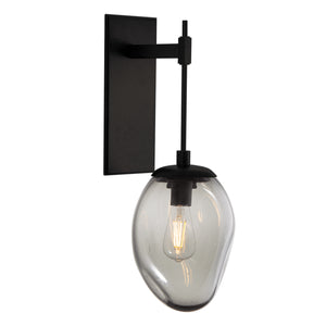 Hammerton Studio - IDB0063-23-MB-S-E2 - One Light Wall Sconce - Meteo - Matte Black