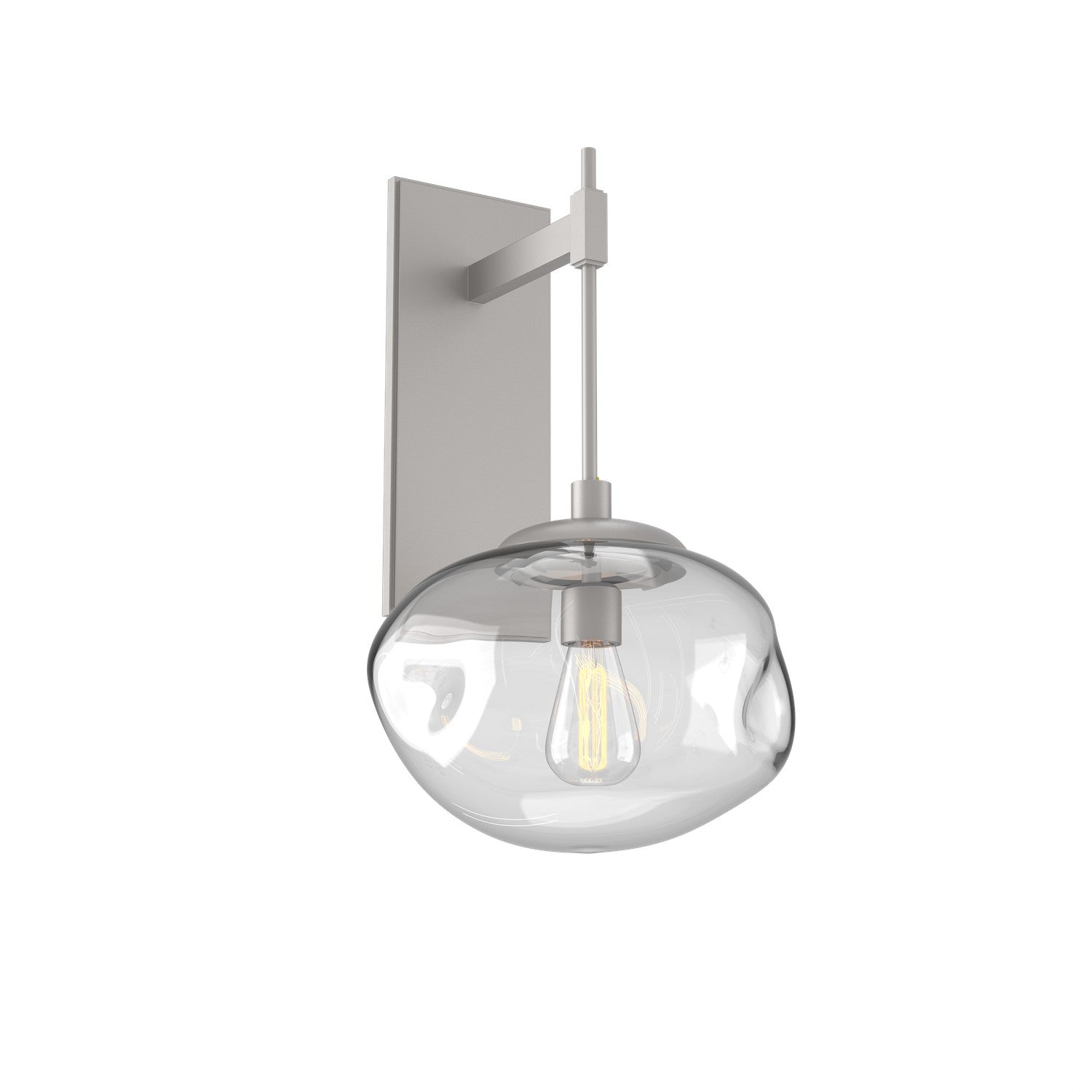 Hammerton Studio - IDB0064-20-BS-C-E2 - One Light Wall Sconce - Nebula - Beige Silver