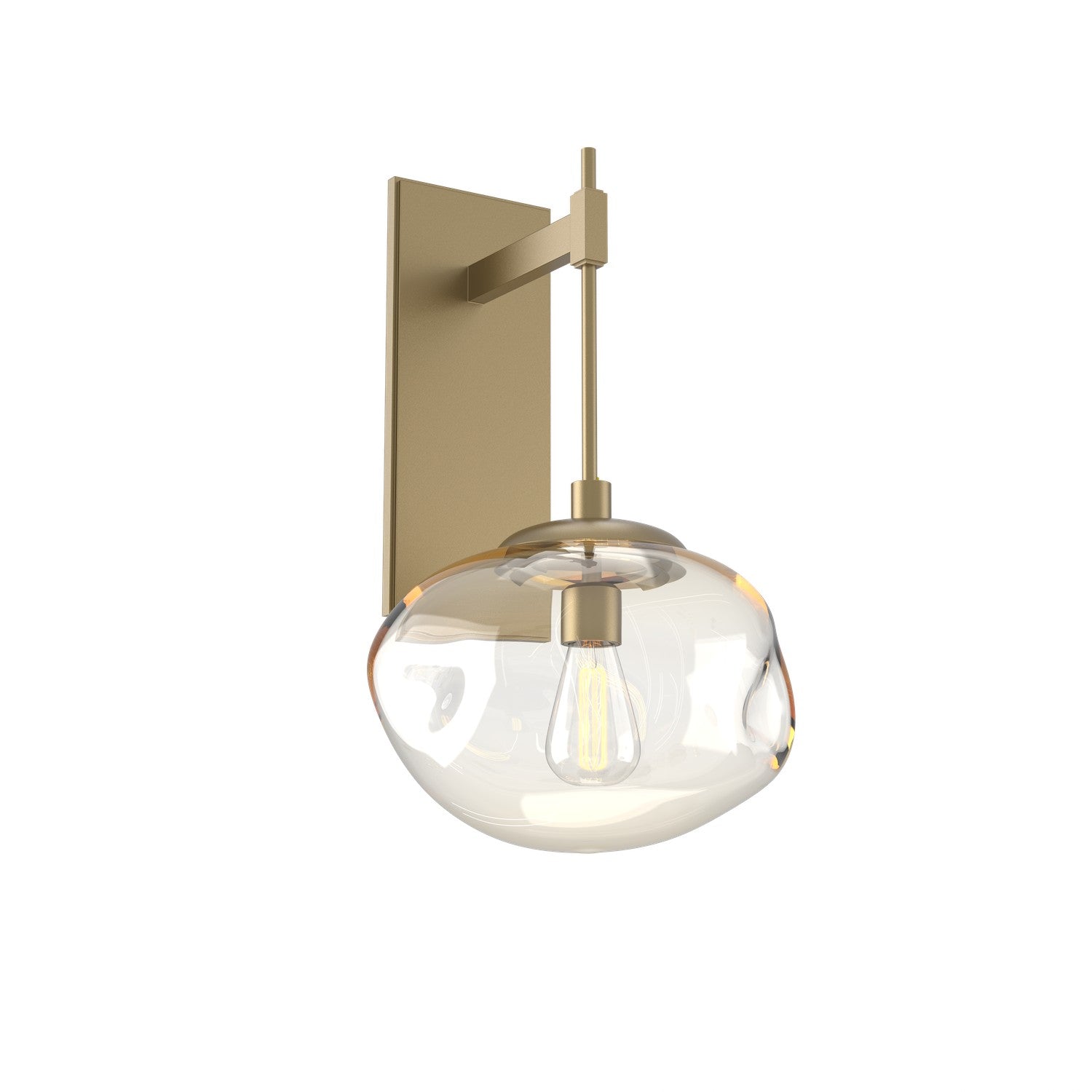 Hammerton Studio - IDB0064-20-GB-A-E2 - One Light Wall Sconce - Nebula - Gilded Brass