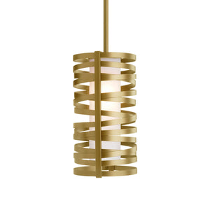 Hammerton Studio - LAB0013-11-GB-F-001-E2 - One Light Pendant - Tempest - Gilded Brass