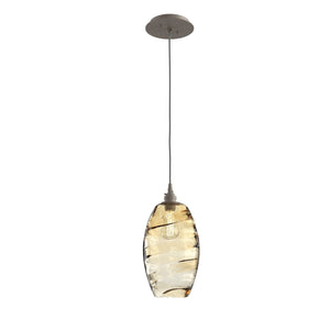 Hammerton Studio - LAB0035-01-BS-OA-C01-E2 - One Light Pendant - Ellisse - Beige Silver