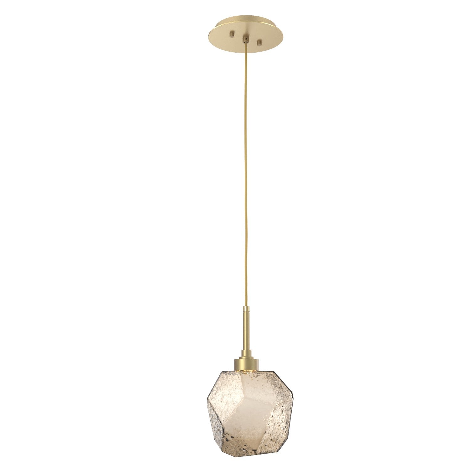 Hammerton Studio - LAB0039-01-GB-B-C01-L3 - LED Pendant - Gem - Gilded Brass