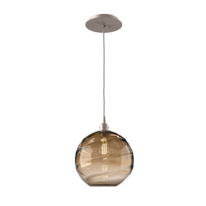 Hammerton Studio - LAB0047-01-BS-OB-C01-E2 - One Light Pendant - Optic Blown Glass - Beige Silver