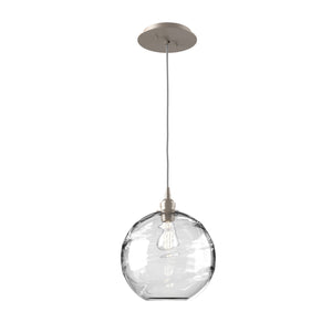 Hammerton Studio - LAB0047-01-BS-OC-C01-E2 - One Light Pendant - Optic Blown Glass - Beige Silver