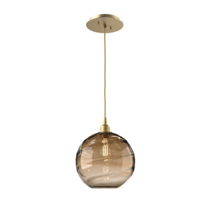 Hammerton Studio - LAB0047-01-GB-OB-C01-E2 - One Light Pendant - Optic Blown Glass - Gilded Brass