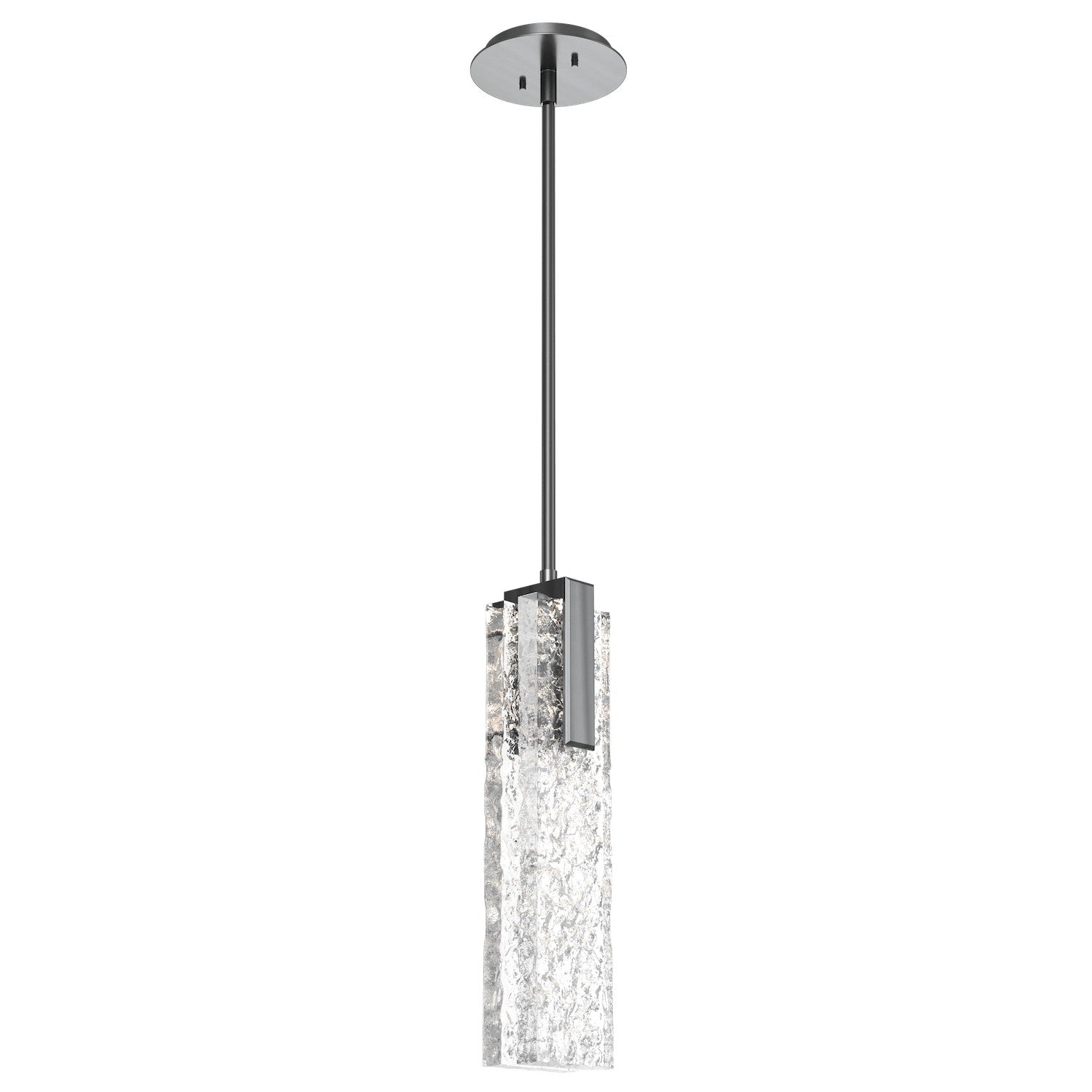 Hammerton Studio - LAB0061-17-GM-GC-001-L1 - LED Pendant - Glacier - Gunmetal