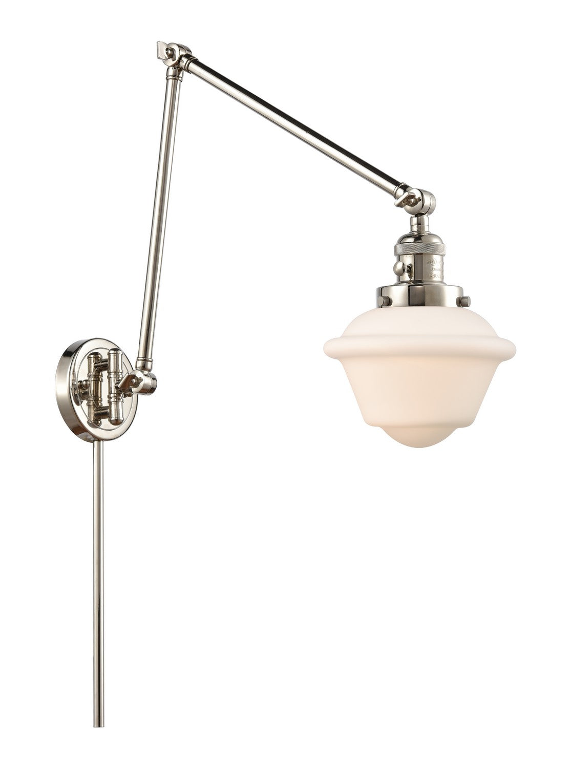 Innovations - 238-PN-G531-LED - LED Swing Arm Lamp - Franklin Restoration - Polished Nickel