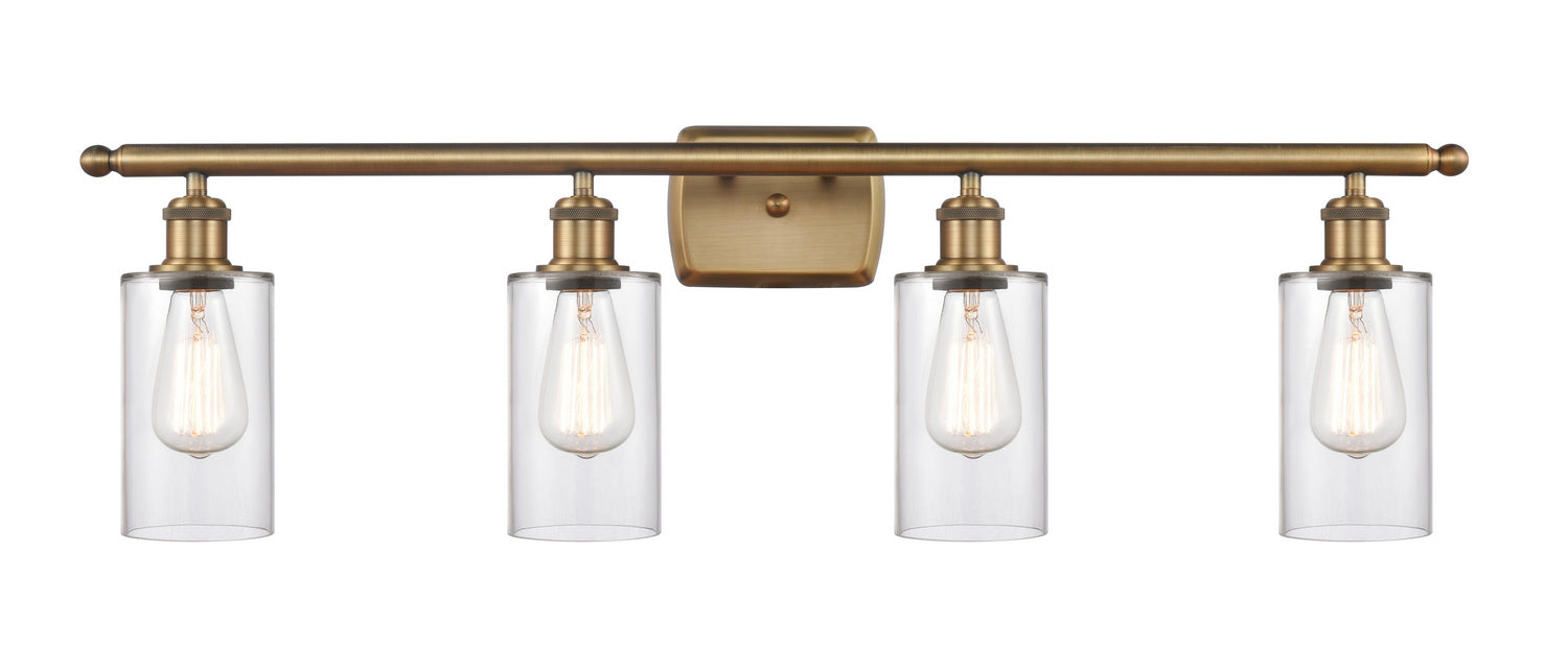 Innovations - 516-4W-BB-G802 - Four Light Bath Vanity - Ballston - Brushed Brass