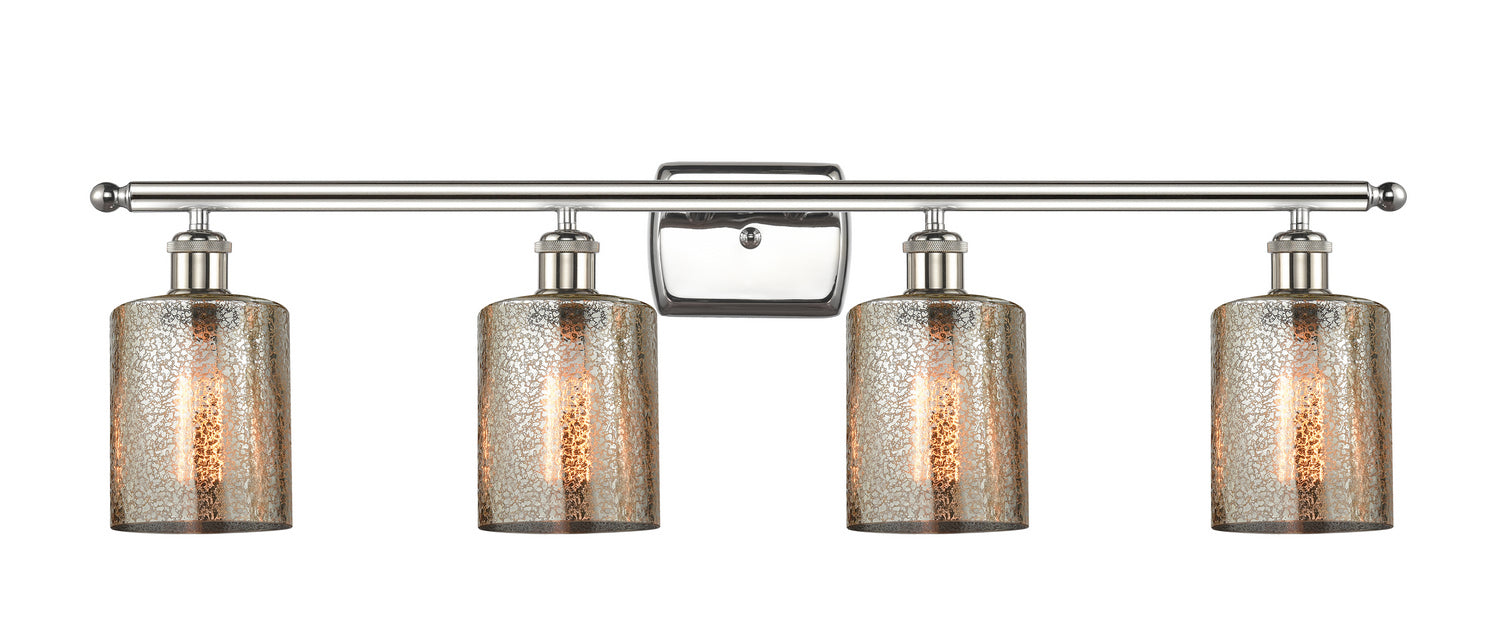 Innovations - 516-4W-PN-G116 - Four Light Bath Vanity - Ballston - Polished Nickel