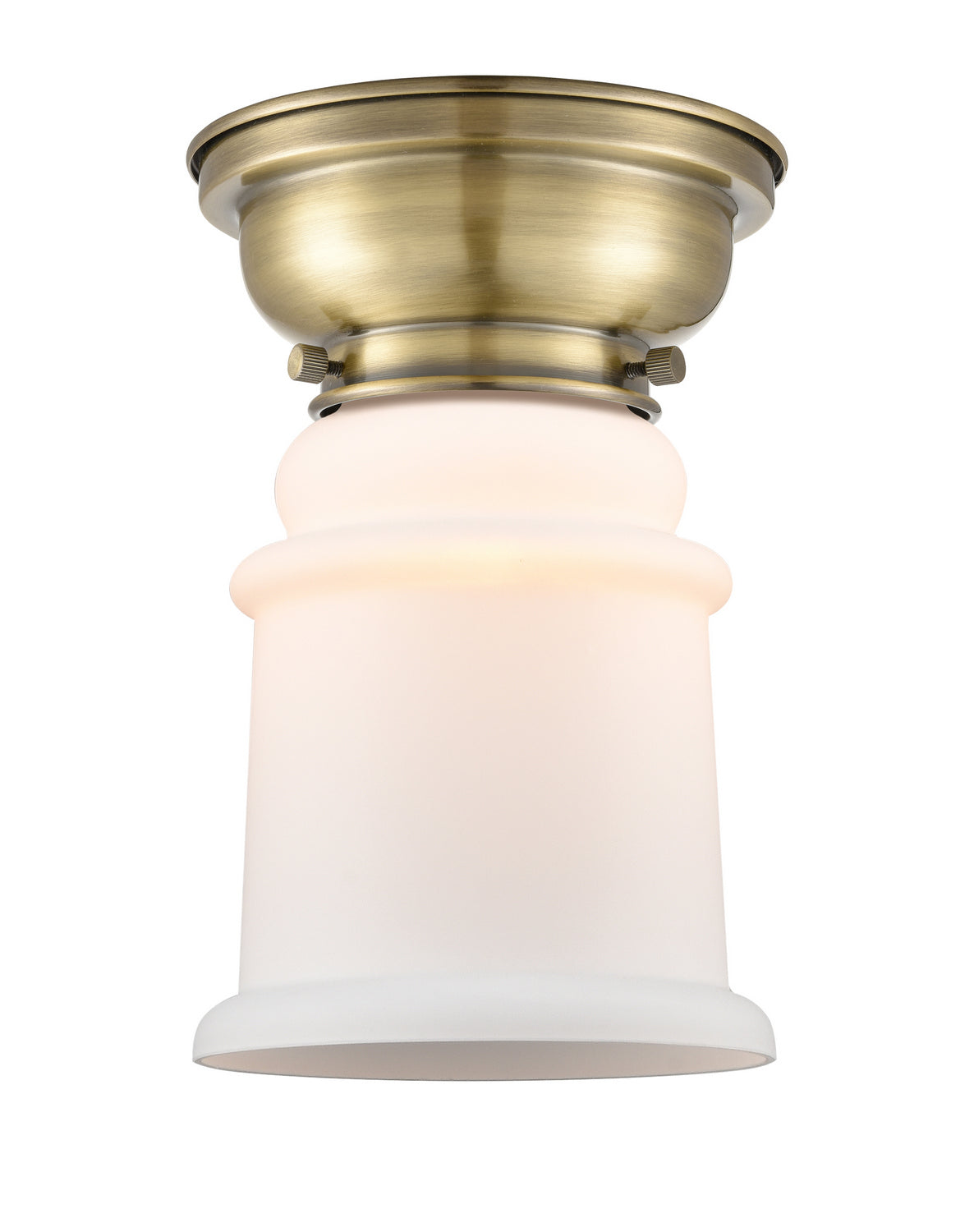 Innovations - 623-1F-AB-G181 - One Light Flush Mount - Franklin Restoration - Antique Brass