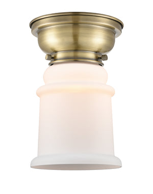 Innovations - 623-1F-AB-G181 - One Light Flush Mount - Franklin Restoration - Antique Brass