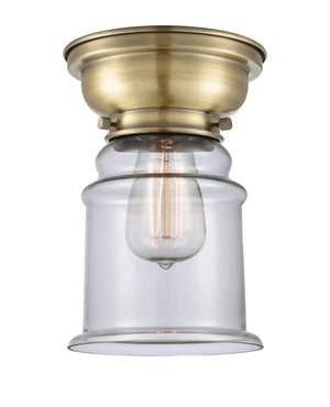 Innovations - 623-1F-AB-G182 - One Light Flush Mount - Franklin Restoration - Antique Brass