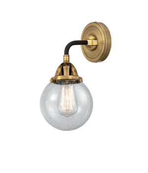 Innovations - 288-1W-BAB-G204-6 - One Light Wall Sconce - Nouveau 2 - Black Antique Brass