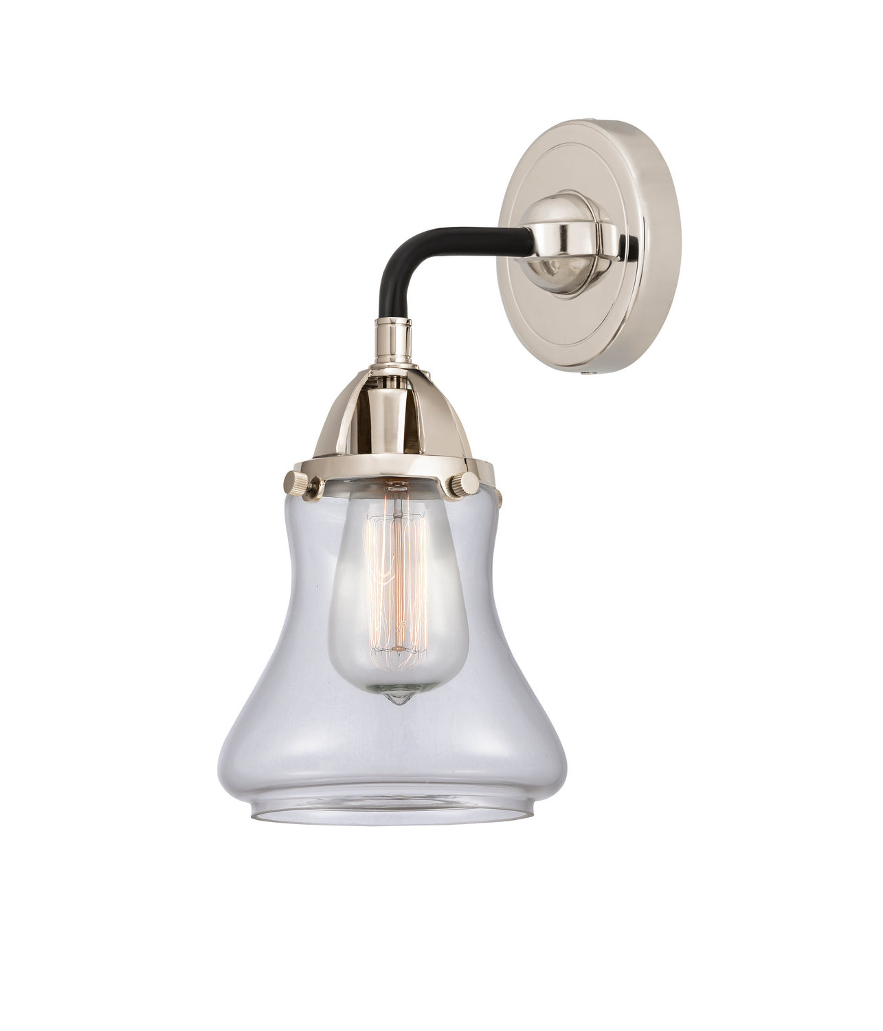 Innovations - 288-1W-BPN-G192 - One Light Wall Sconce - Nouveau 2 - Black Polished Nickel