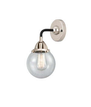 Innovations - 288-1W-BPN-G204-6 - One Light Wall Sconce - Nouveau 2 - Black Polished Nickel