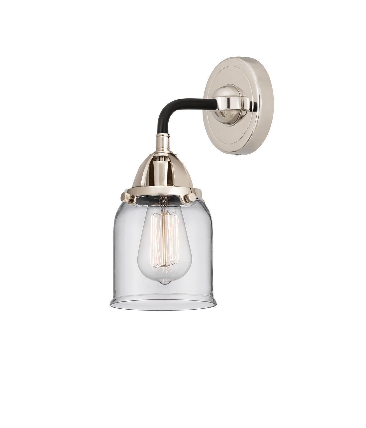 Innovations - 288-1W-BPN-G52 - One Light Wall Sconce - Nouveau 2 - Black Polished Nickel