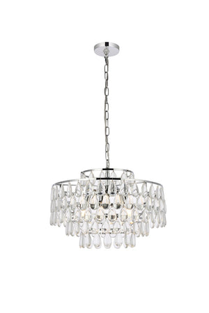 Elegant Lighting - 1102D20C - Five Light Pendant - Mila - chrome