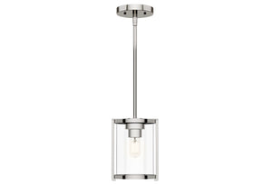 Hunter - 19004 - One Light Pendant - Astwood - Polished Nickel