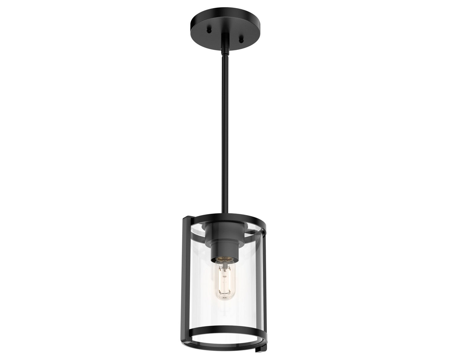 Hunter - 19005 - One Light Pendant - Astwood - Matte Black