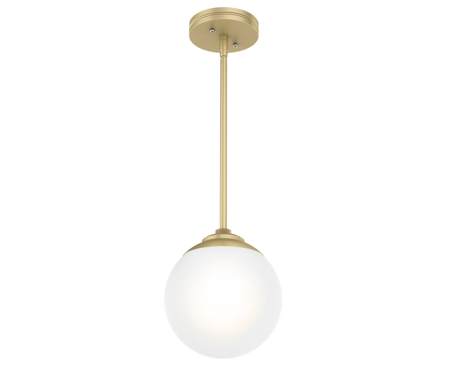 Hunter - 19018 - One Light Pendant - Hepburn - Modern Brass