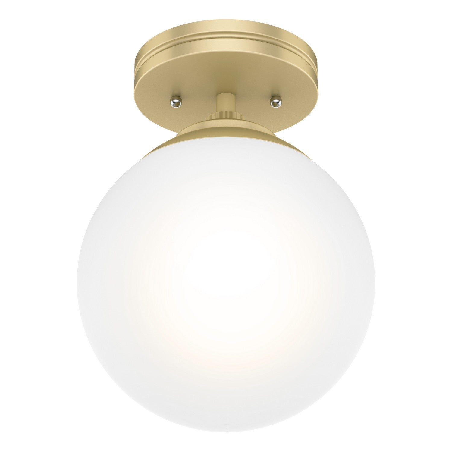 Hunter - 19020 - One Light Flush Mount - Hepburn - Modern Brass