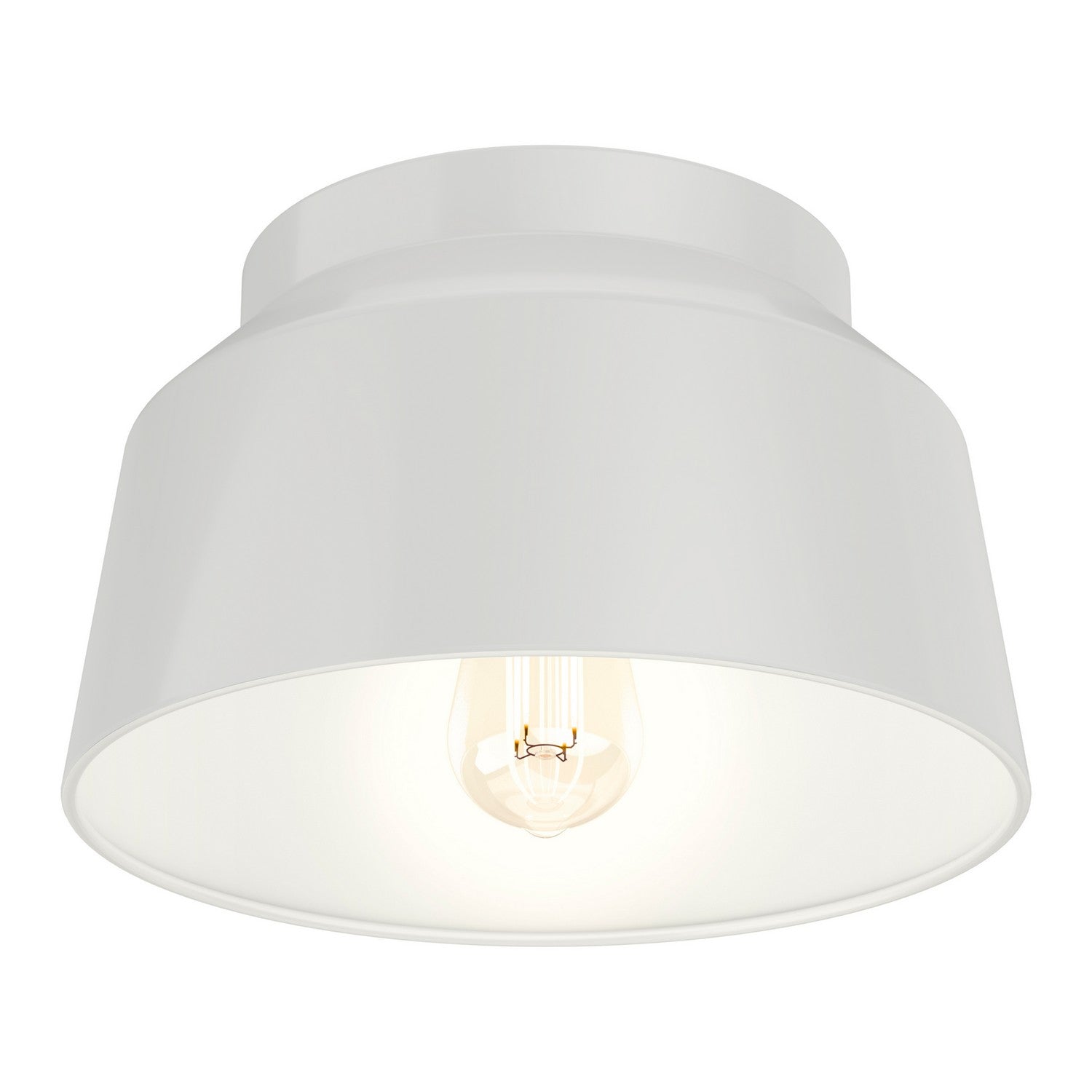 Hunter - 19022 - One Light Flush Mount - Cranbrook - Dove Grey