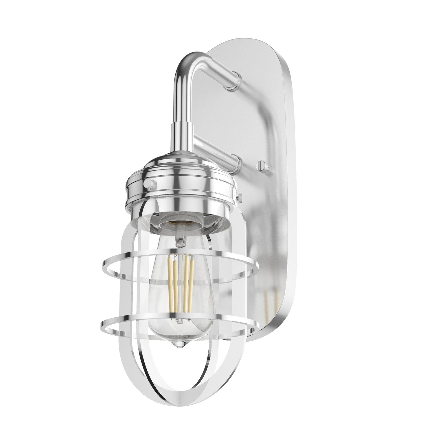 Hunter - 19047 - One Light Wall Sconce - Starklake - Chrome