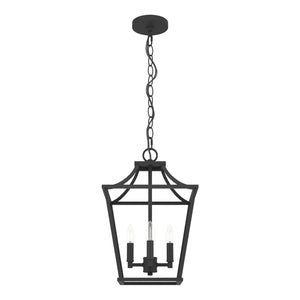 Hunter - 19065 - Four Light Pendant - Laurel Ridge - Natural Black Iron