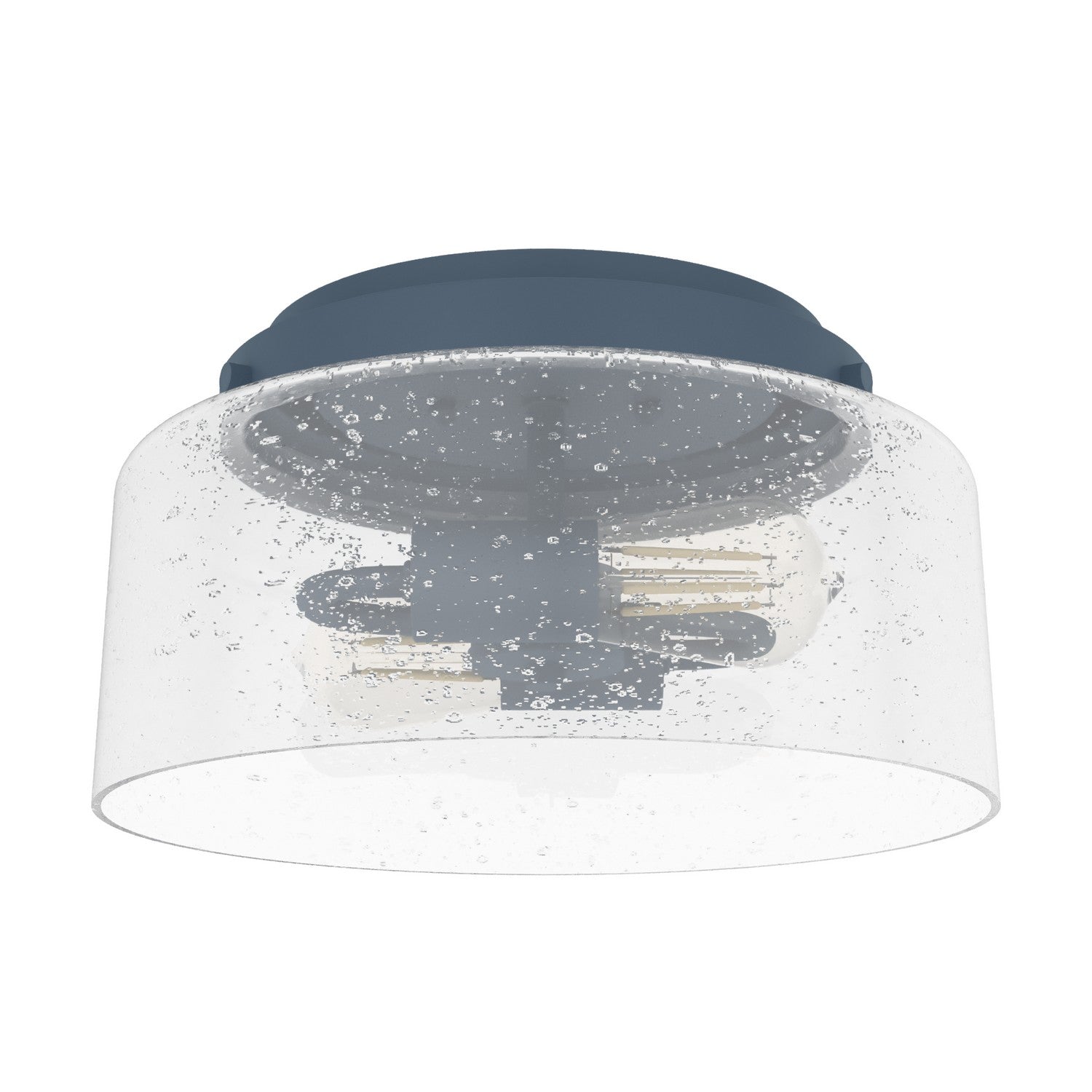 Hunter - 19163 - Two Light Flush Mount - Hartland - Indigo Blue