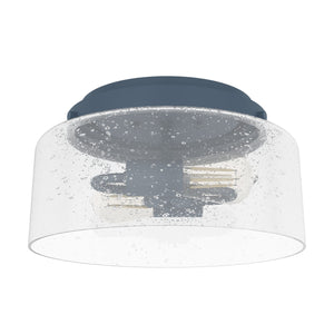 Hunter - 19163 - Two Light Flush Mount - Hartland - Indigo Blue