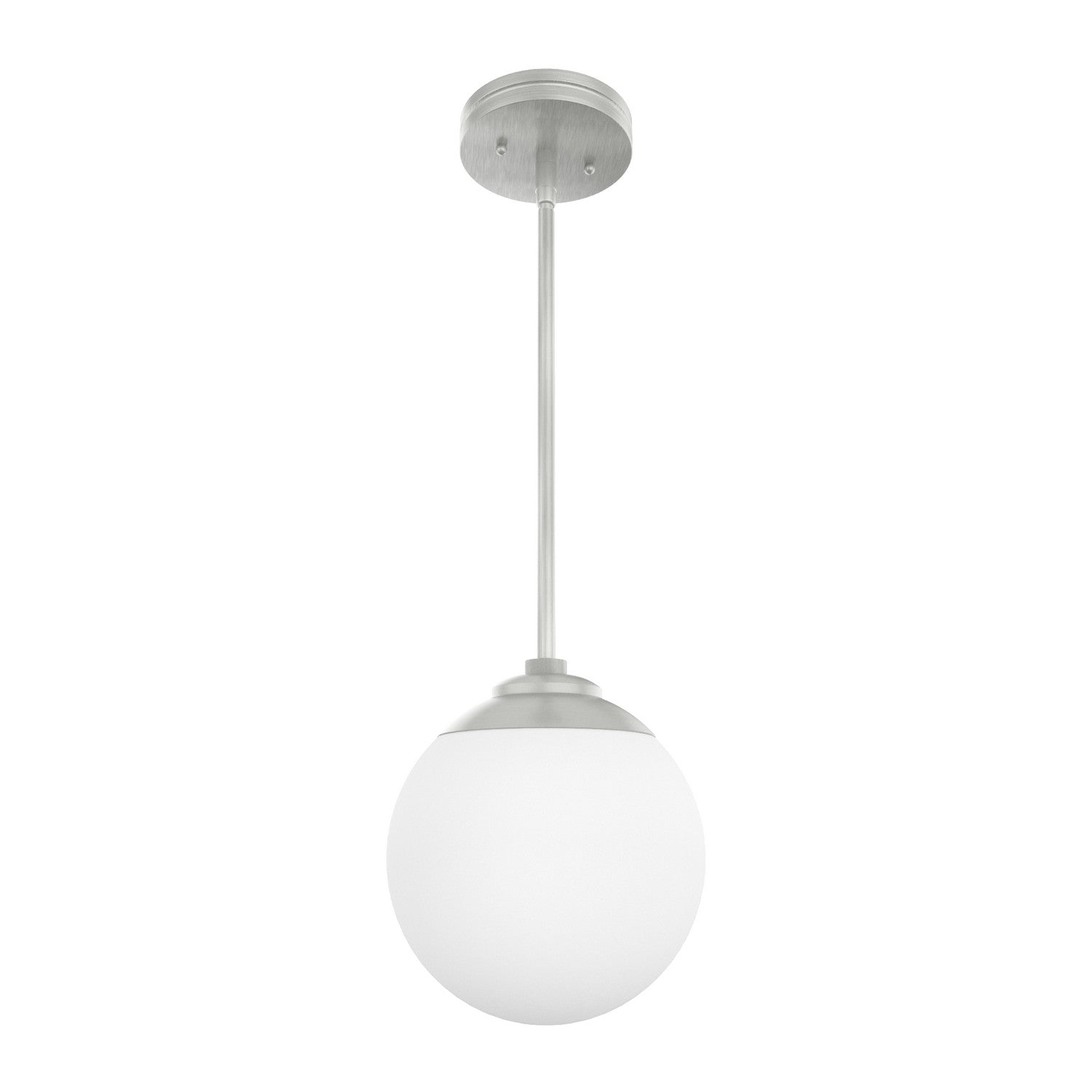 Hunter - 19169 - One Light Pendant - Hepburn - Brushed Nickel