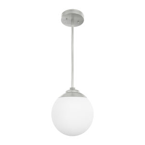 Hunter - 19169 - One Light Pendant - Hepburn - Brushed Nickel