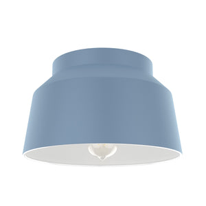 Hunter - 19173 - One Light Flush Mount - Cranbrook - Indigo Blue